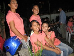 Young girls in the Kasanag program