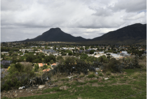 Graff-Reinet viewed from the black township.