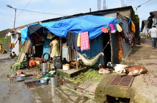 A typical residence near a mission attached to the SCJs' parish in Thane (Mumbai). Fr. Tom Cassidy's first stop in India was with the SCJ community there. 