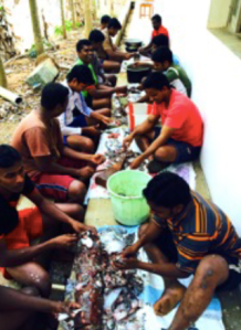 Fish day at the theology house