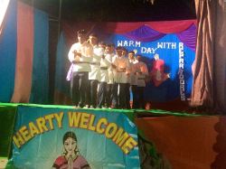 Students perform during "Novitiate Day" celebrations