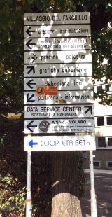 Which way? The SCJ property hosts a number of organizations and communities.