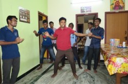 Dancing seminarian